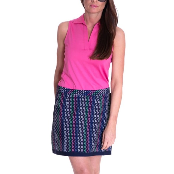 Golftini Performance Golf‎ Skort Size 0 Blue Athletic Preppy Tennis - Picture 1 of 9